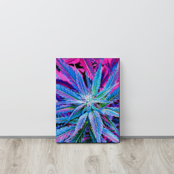 Blueberry Sherbet Flower Canvas
