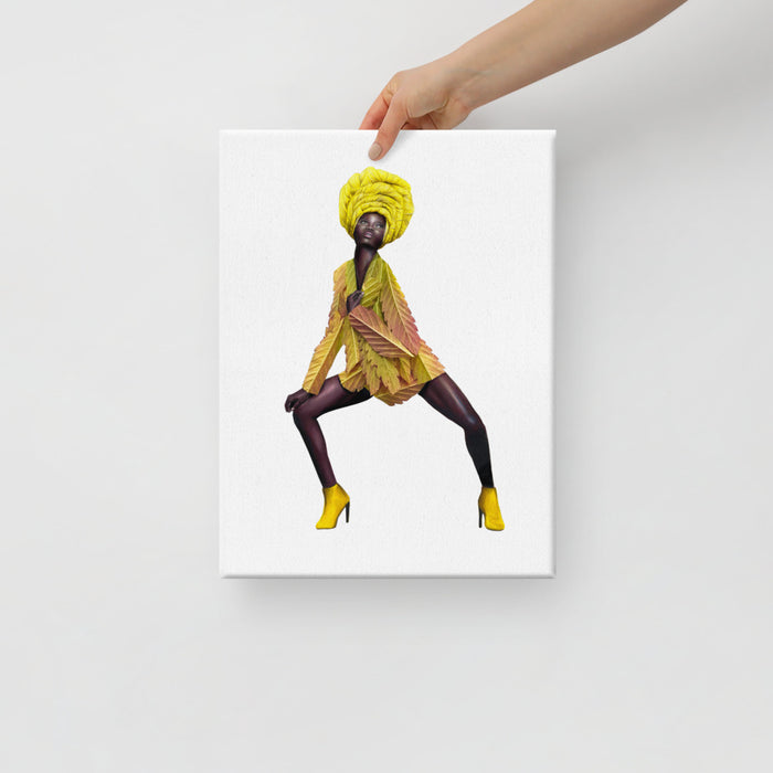 Canna Vogue Canvas Print