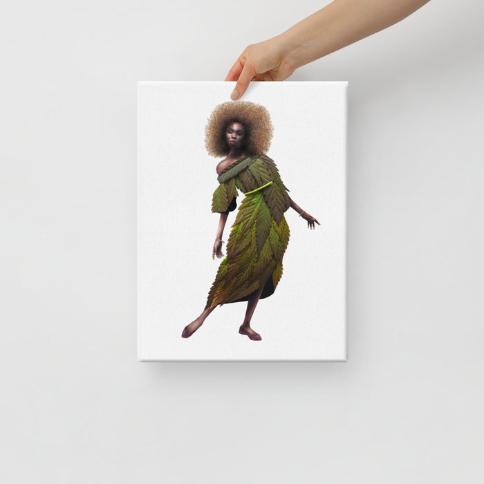 Canna Wrap Canvas Print