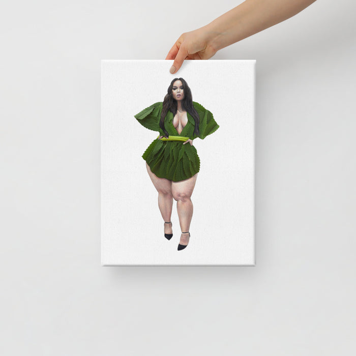 Canna Mini A-Line Canvas Print