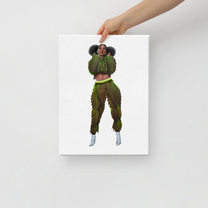 Canna Track Suit Canvas Print