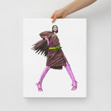 Canna Chic Canvas Print