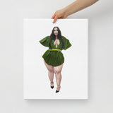 Canna Mini A-Line Canvas Print