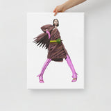 Canna Chic Canvas Print