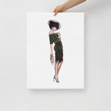 Canna Posh Canvas Print