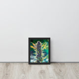 Purple Runtz Framed Flower Print
