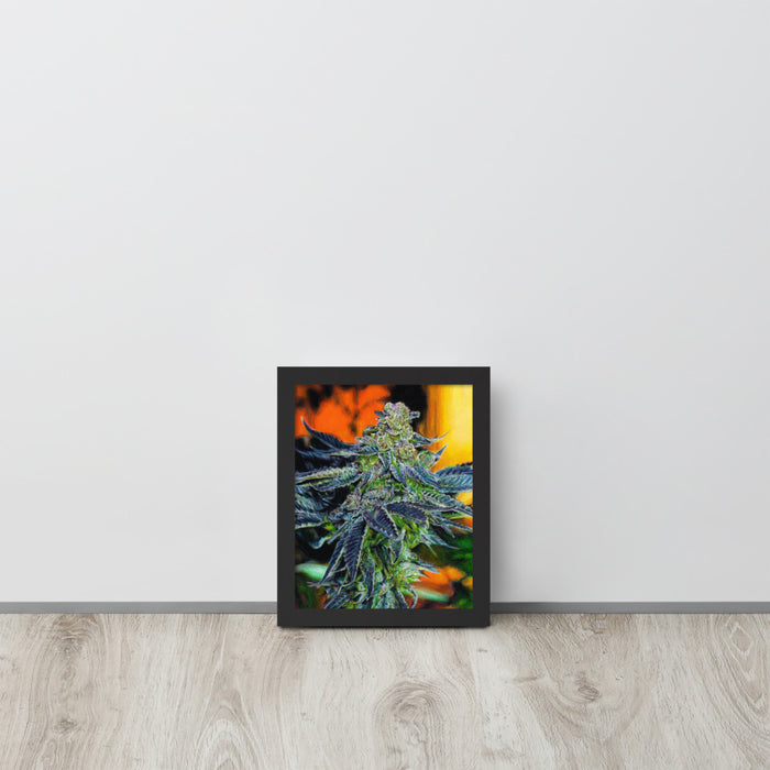 Hash Master Framed Flower Print